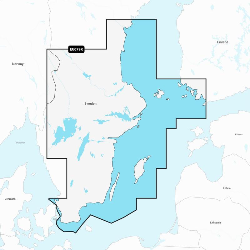 Garmin Navionics Vision+ EU079R Sverige, sydost