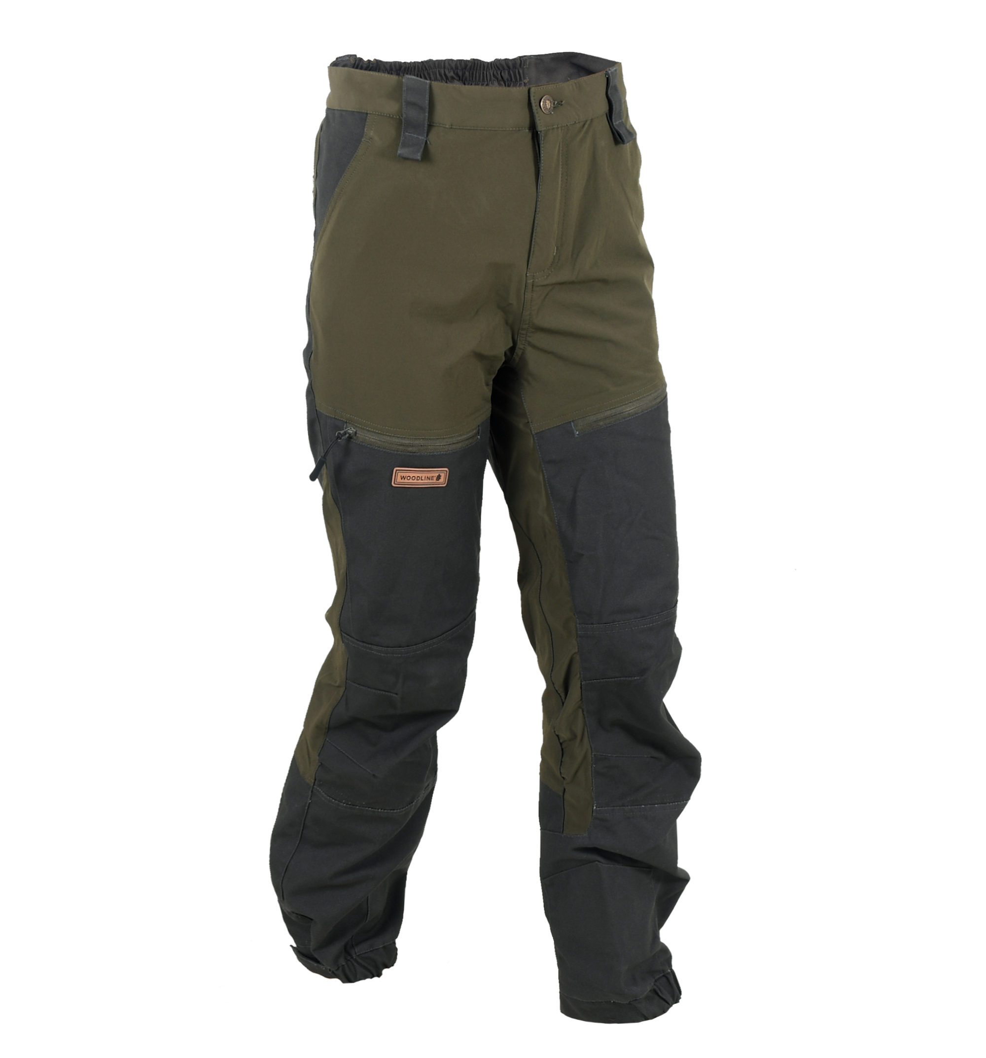 Woodline Barnbyxa Ekholme Grön/Grå 170