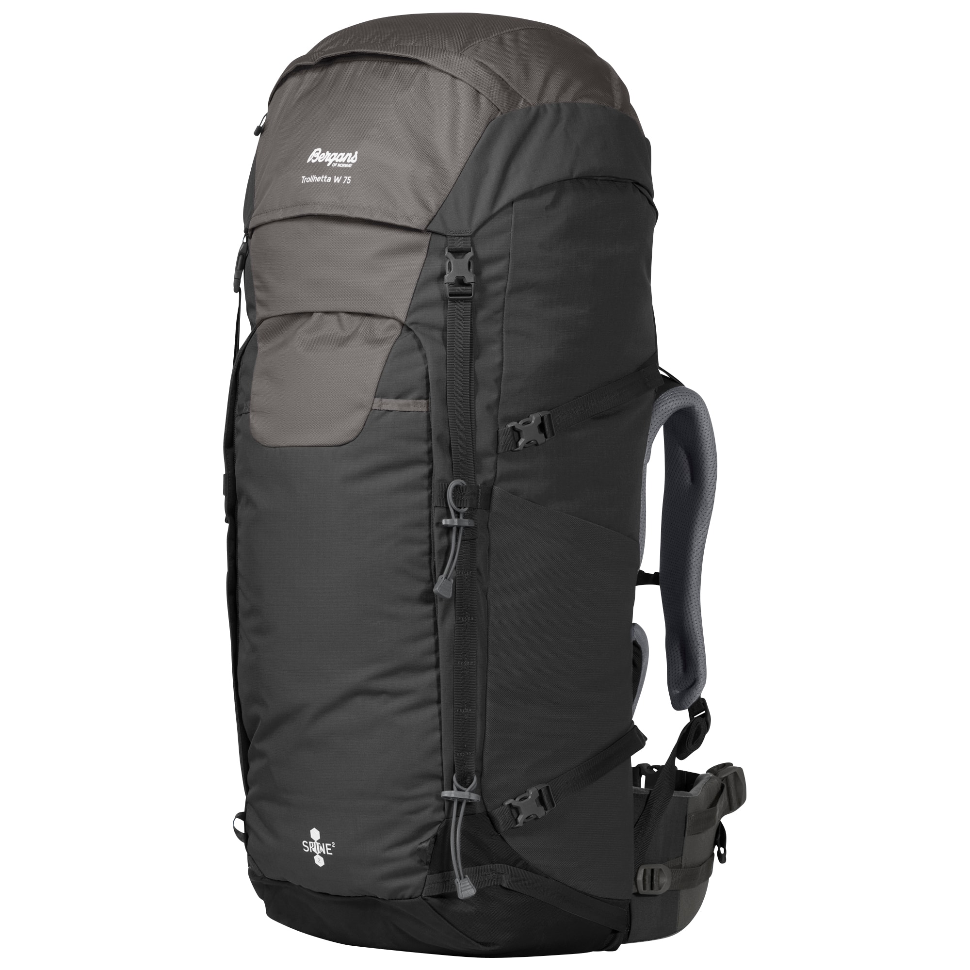 Bergans Trollhetta V5 75L Dam Solid Dark Grey/Solid Grey