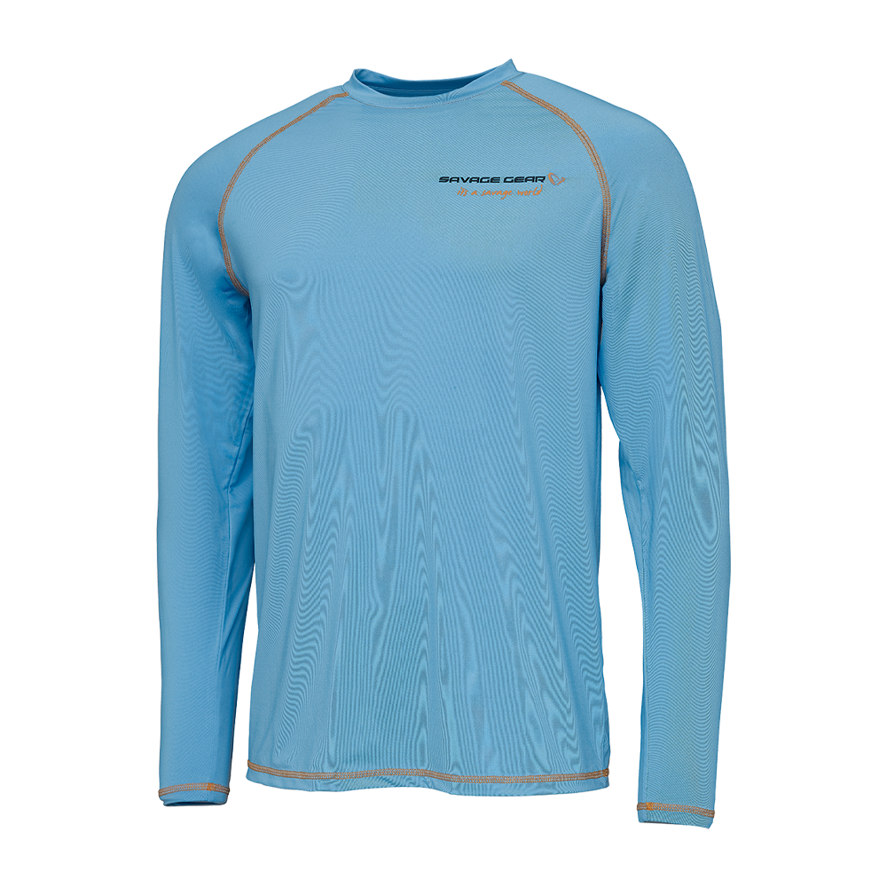 Aqua UV Long Sleeve Tee S Bonnie Blue