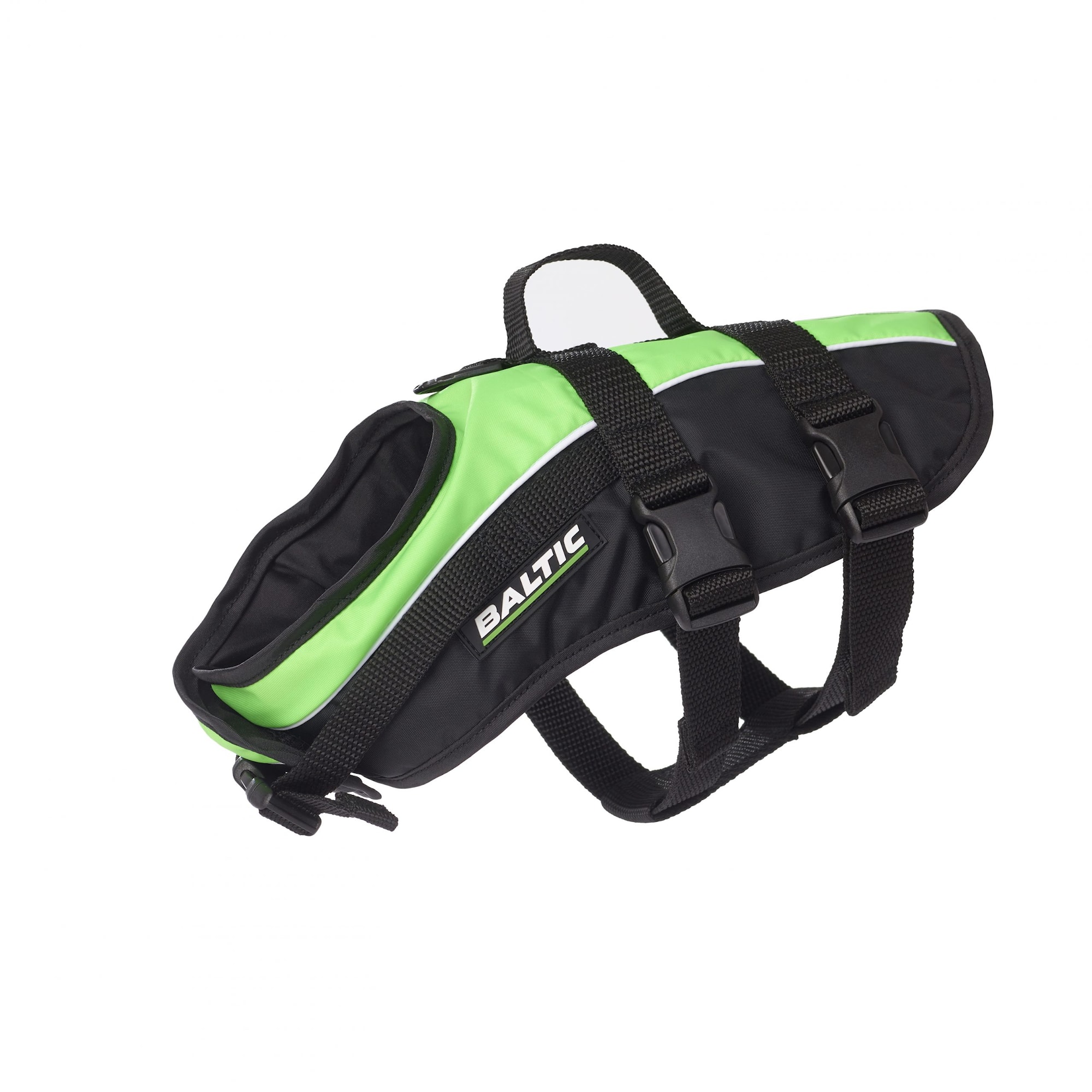 Baltic Mascot Grön/svart Hundflytväst 40++ KG (XXL)