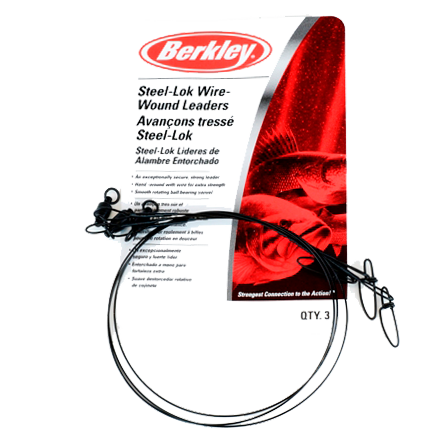 Berkley McMahon Crosslock Ståltafs 15cm 30lb