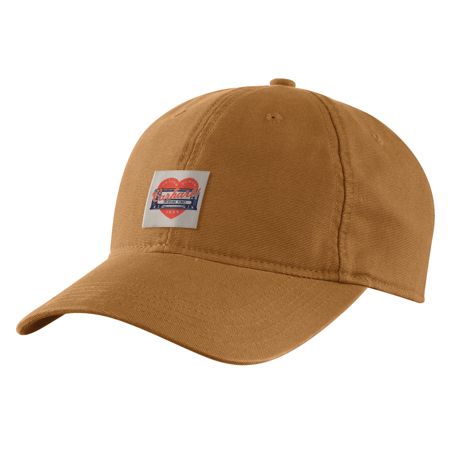 Carhartt Heart Patch Canvas Keps Dam Carhartt Brown