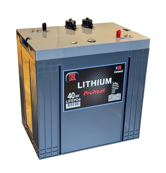 SBL 40Ah 36V Lithiumbatteri Bluetooth + Värme