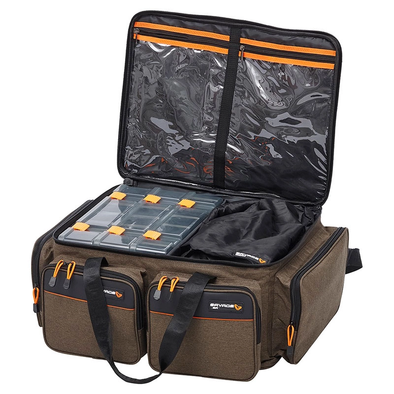 Savage Gear Fiskeväska SG System Box Bag XL 3 Boxes 25x67x46 cm 59L