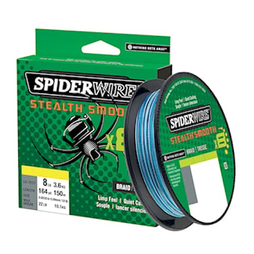 Spiderwire Stealth Smooth 8 0.11mm 150m Blue Camo Fiskelina