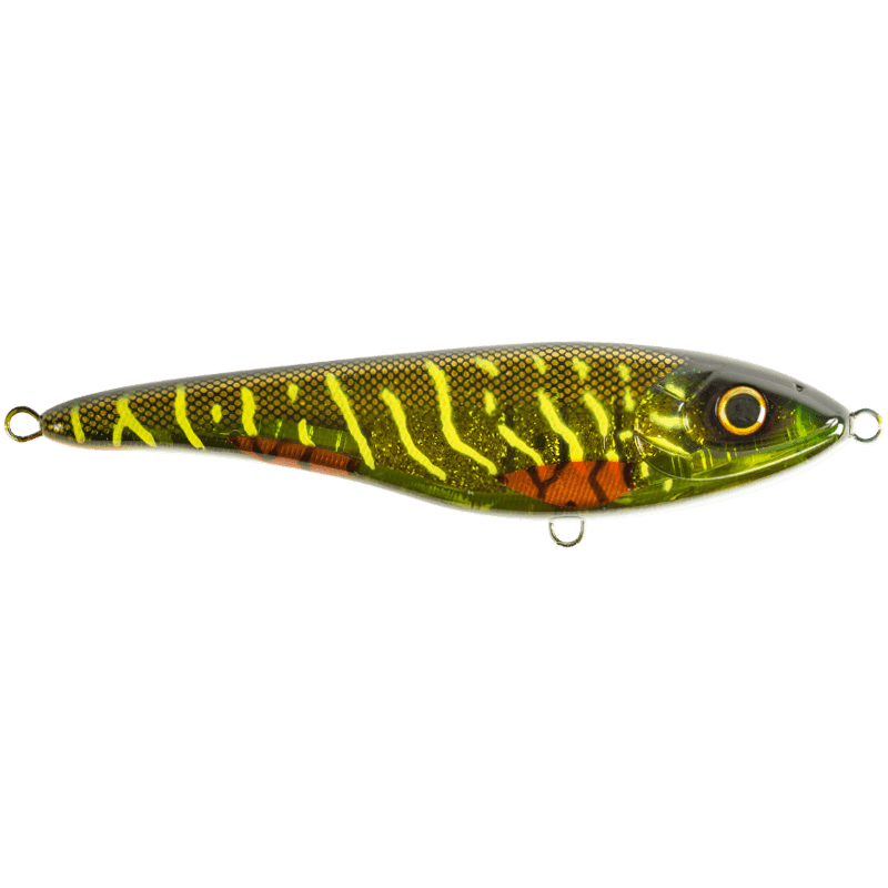 Big Bandit Slow Sinking 19,6 cm Green Motoroil Pike UV