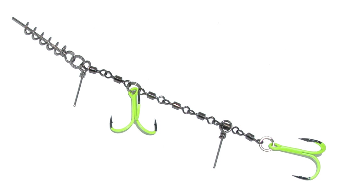 Armada Pike Rig 5+3 #3/0 Chartreuse