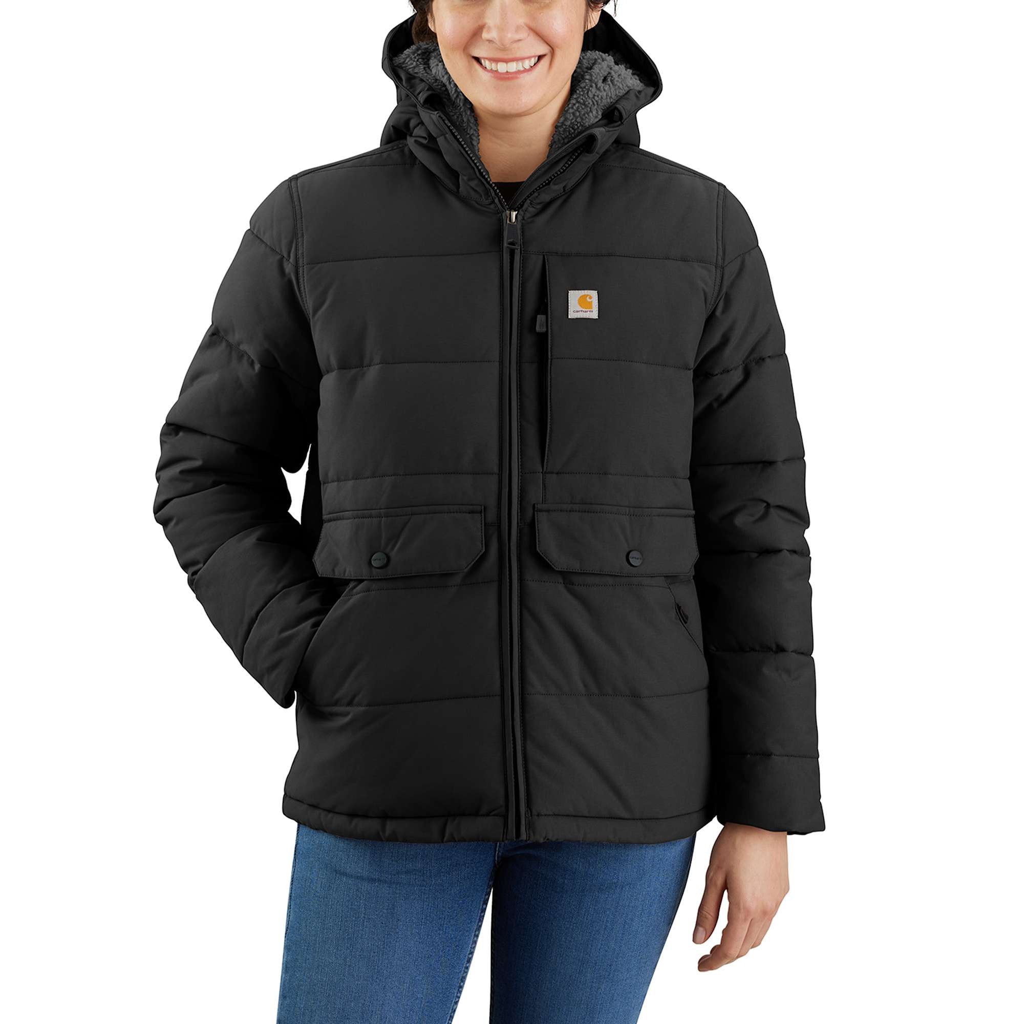 Carhartt Midweight Utility Vinterjacka Dam Black M
