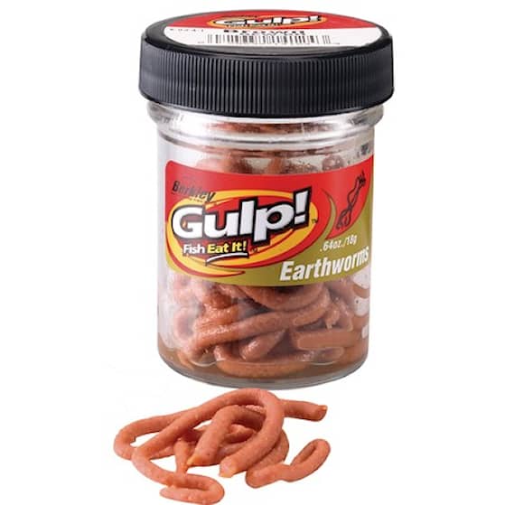 Berkley Gulp Mini Earthworms Brun
