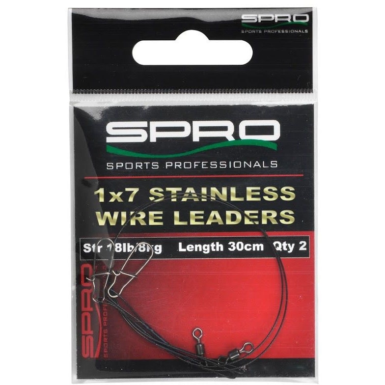 SPRO Power Catcher Wire Leader 15 cm 8 kg 2-pack
