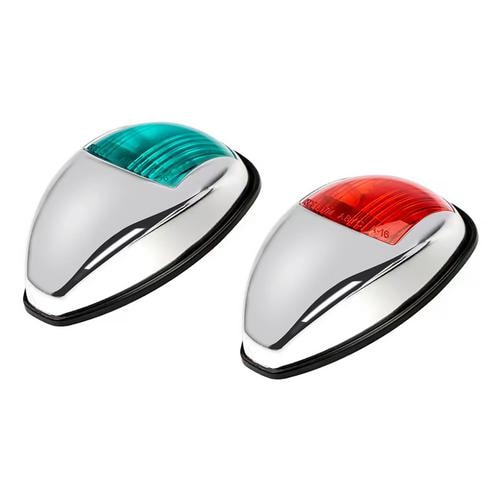 Nautilight Ledlanterna Krom 2-pack