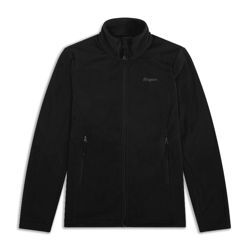 Bergans Finnsnes Fleecejacka Dam Black XL