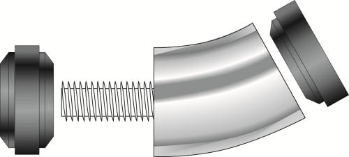 Båtsystem Förlängning 30Grader 32mm