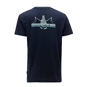 Grundéns Logo Boat SS T-Shirt Dark Navy, M