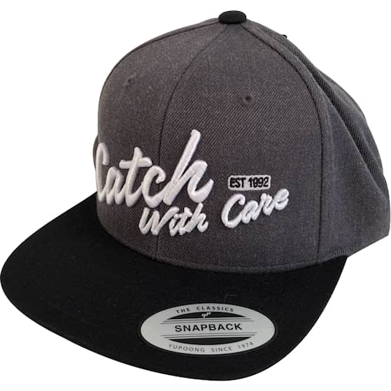 CWC Snapback Cap, Gray/Black