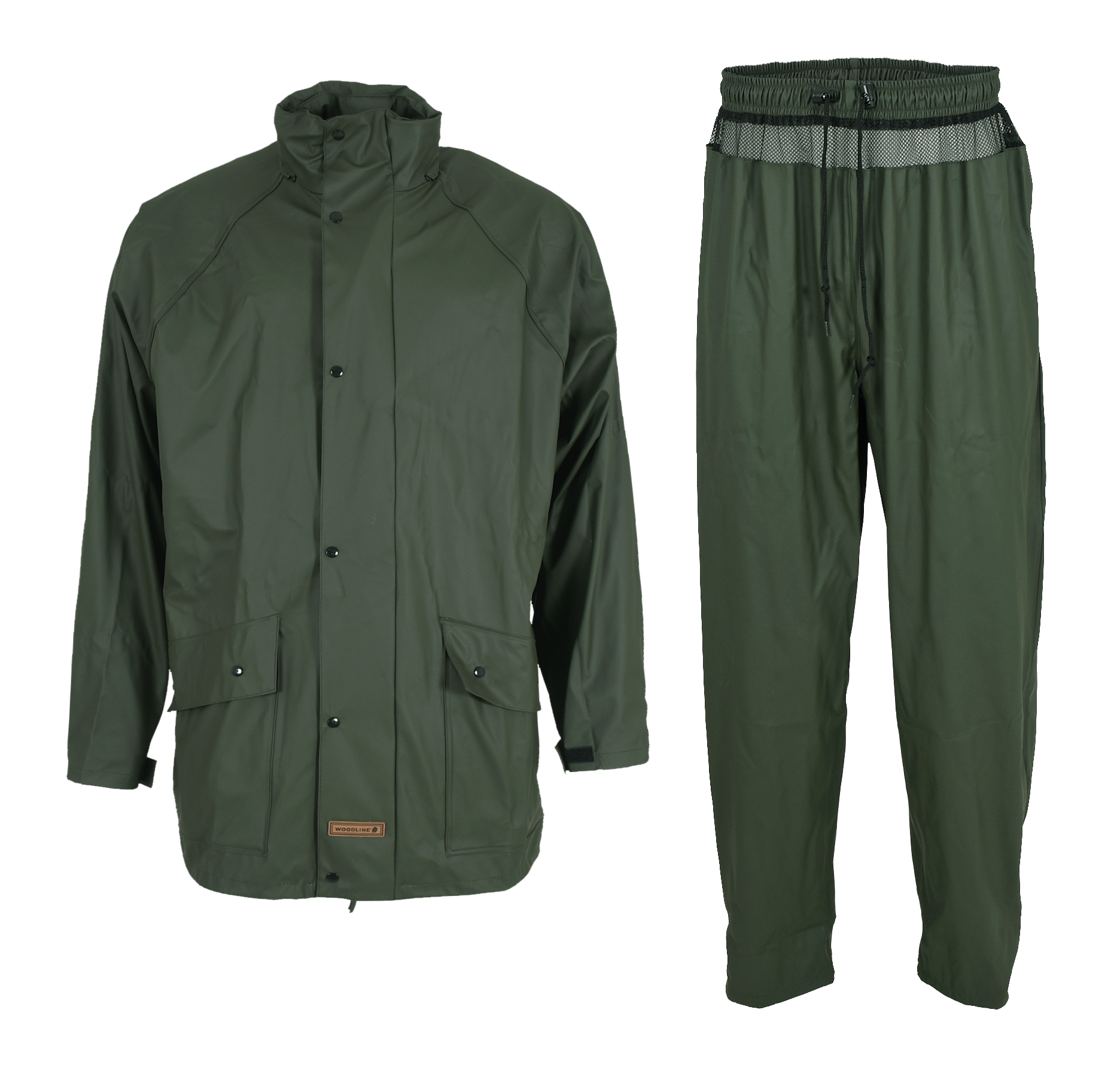 Woodline Regnställ Grön - XL