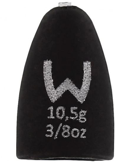 Add-It Tungsten Bullet Weights 10,5g Matte Black 2-pack