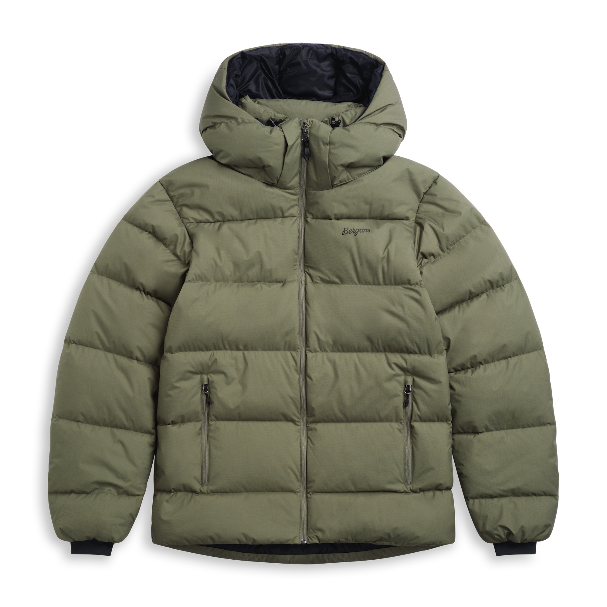 Bergans Lava Warm Down Jacka med huva Herr Green Mud XL