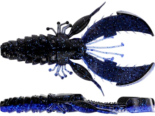 Westin CreCraw Creaturebait 10 cm Black/Blue 4-pack