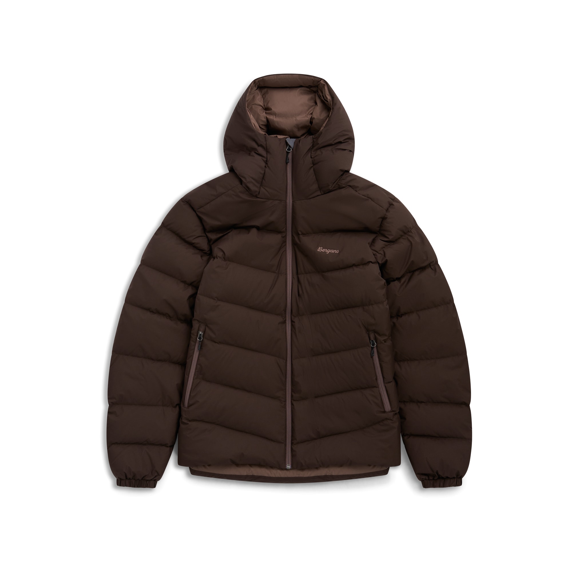Bergans Garmo Down Hood Jacka Herr Dark Chocolate