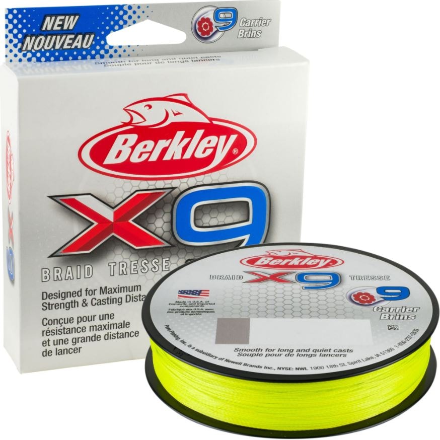 Berkley X9 0,10 mm 150 m Flame Green -