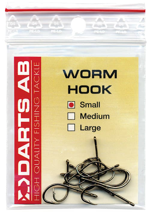 Darts Worm Hook Small 9-pack
