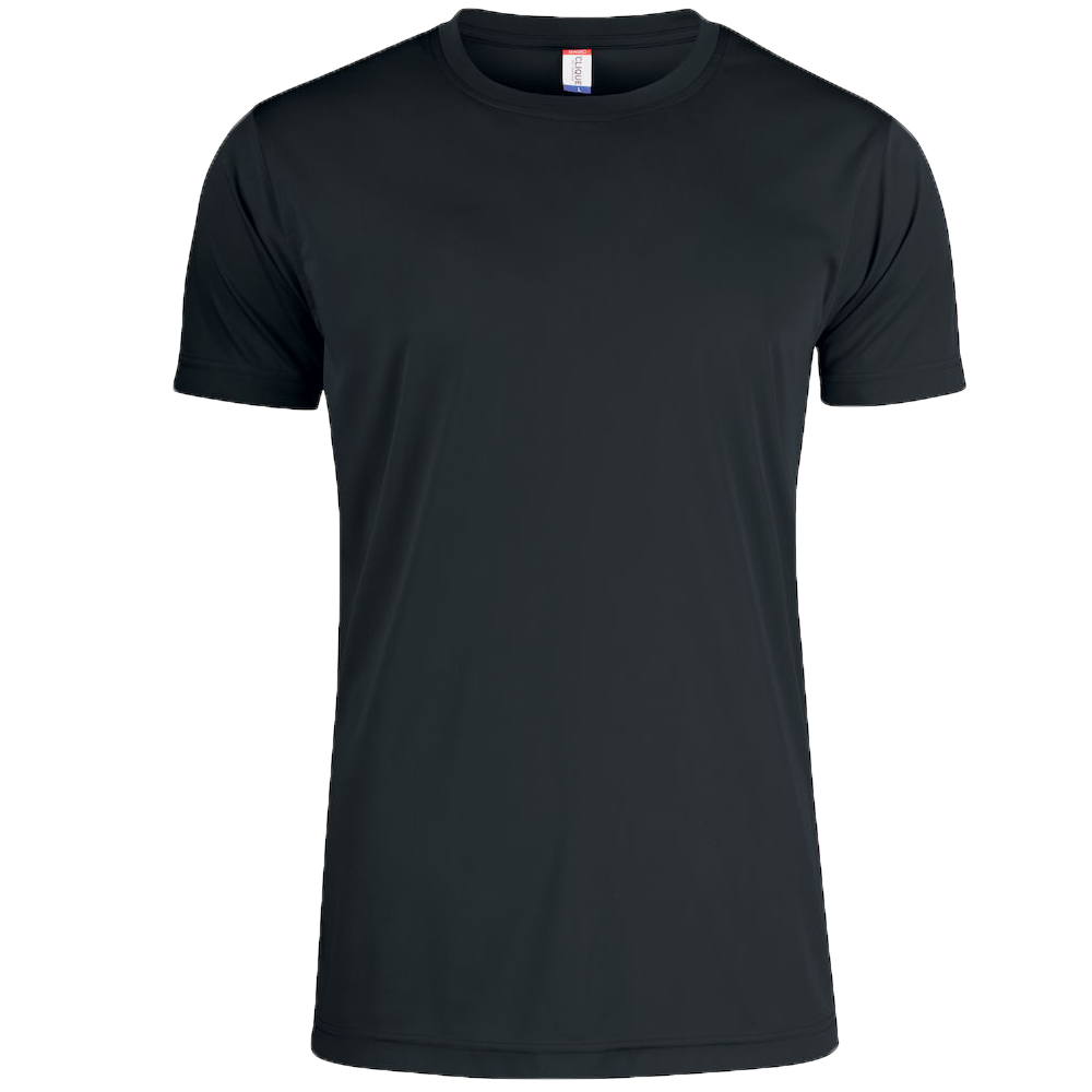 Clique T-shirt Funktionströja Herr Svart