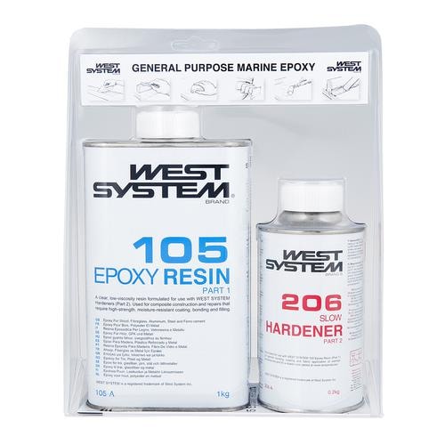 West System Epoxi 1,2kg A-pack 206 Långsam