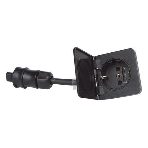 Ratio Electric Vägguttag Infällt Svart