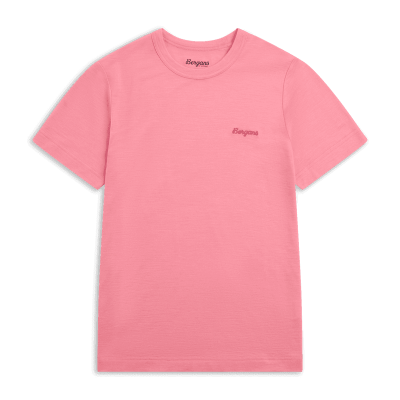 Bergans Logo Merino T-shirt Dam Cherry Blossom XL