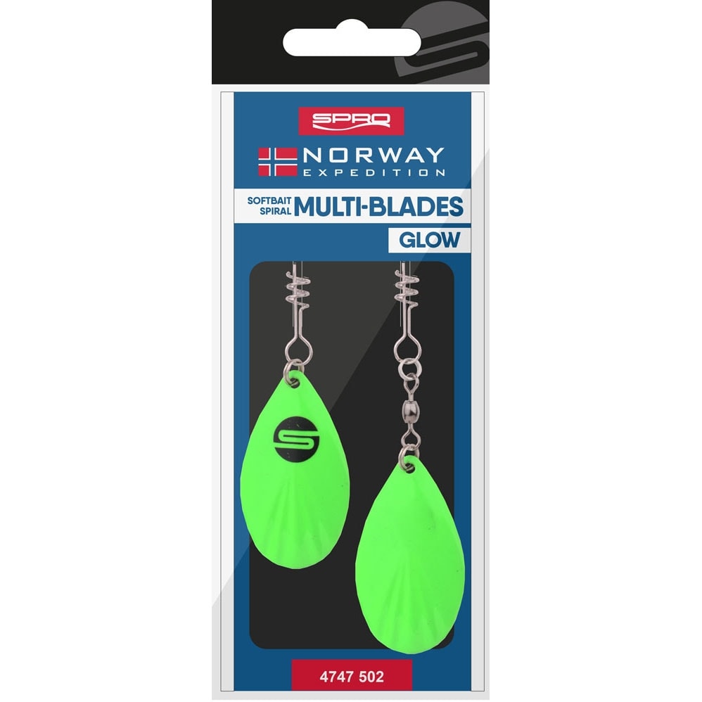 SPRO Norway Expedition Multi-Blades Glow Uv  2-pack