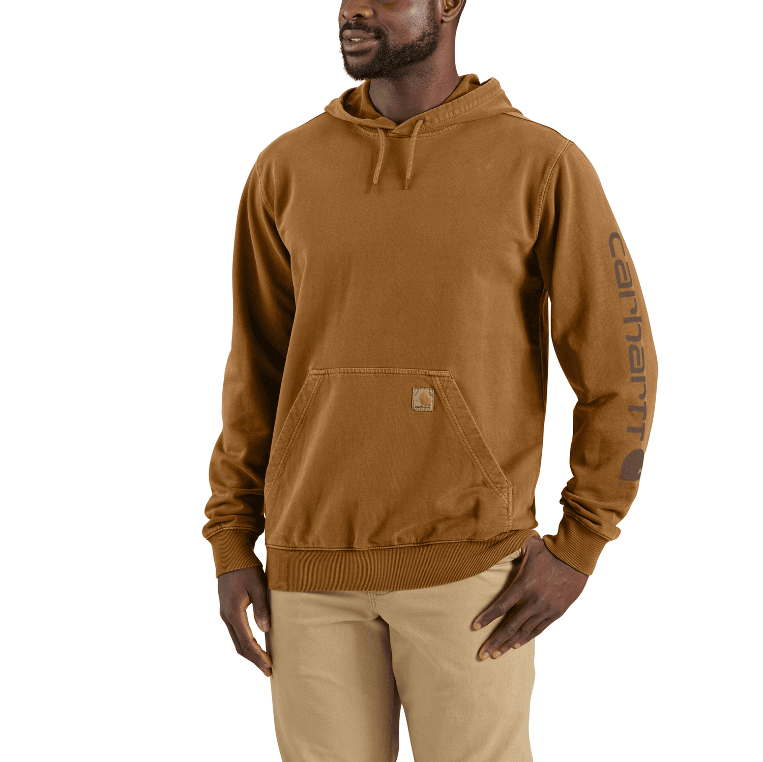 Carhartt Durham GarHerrt Dyed Logo Tröja Herr Carhartt Brown 2XL