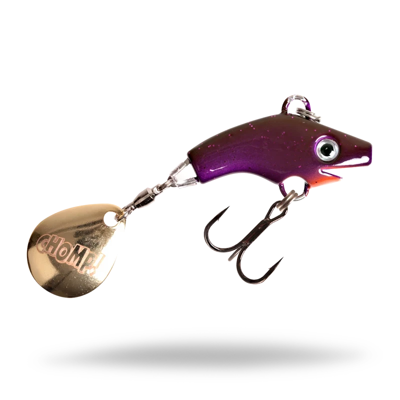 The Pig Jig Spin, 21g - White Lotus - Silver