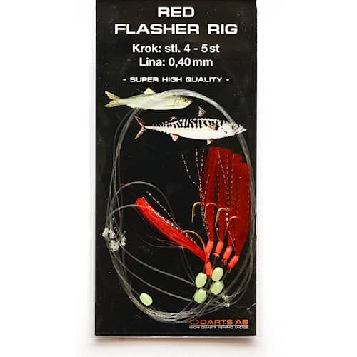 Darts Red Flasher Rig #4