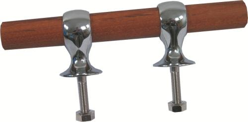 Pollare Förkr stock Av Teak