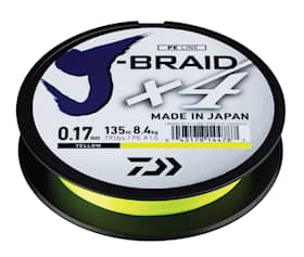 Daiwa J-Braid X4 0.25mm 135m Yellow