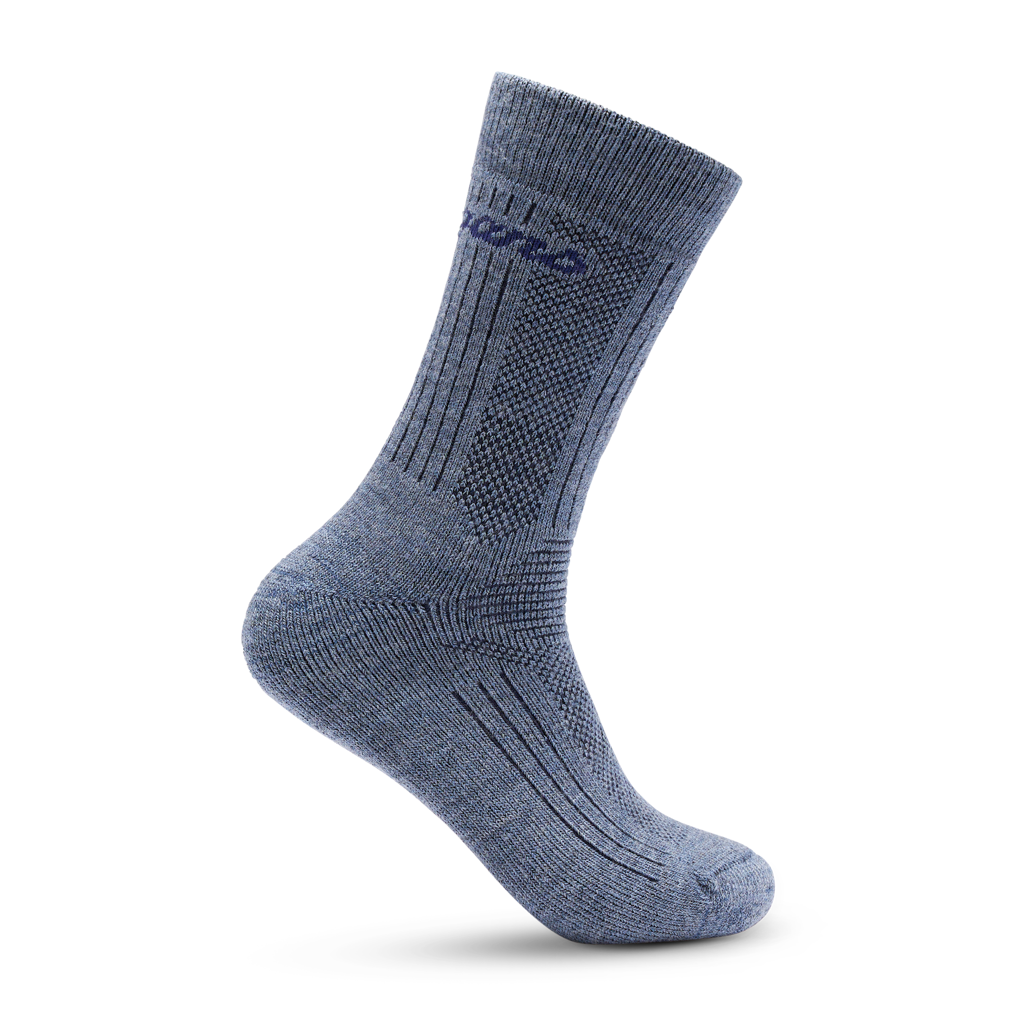 Bergans Allround Warm Socka Merinoull Granite Blue/Navy Blue 44-47