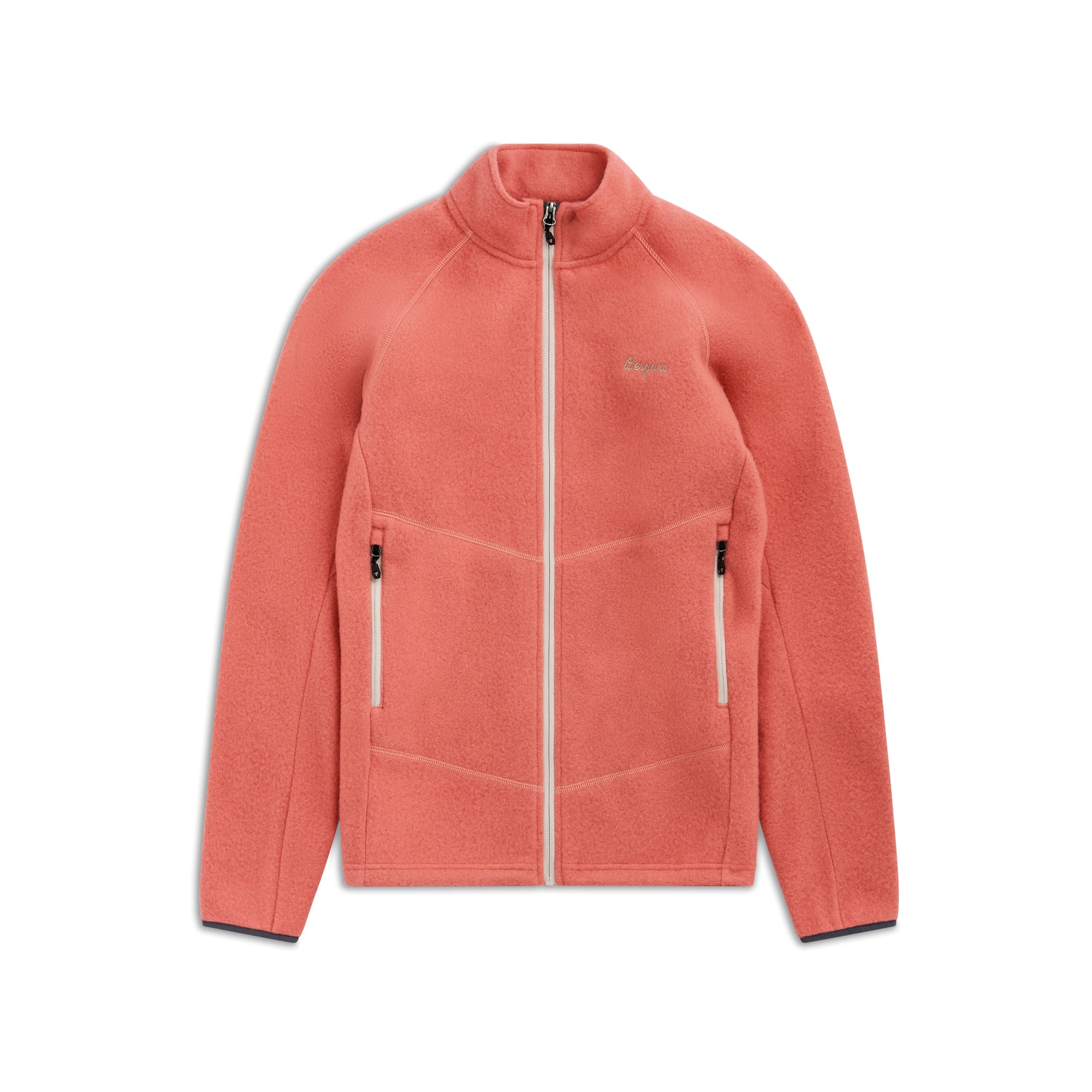 Bergans Rabot Merino Fleece Midlayer Jacka Dam Light Weathered Red