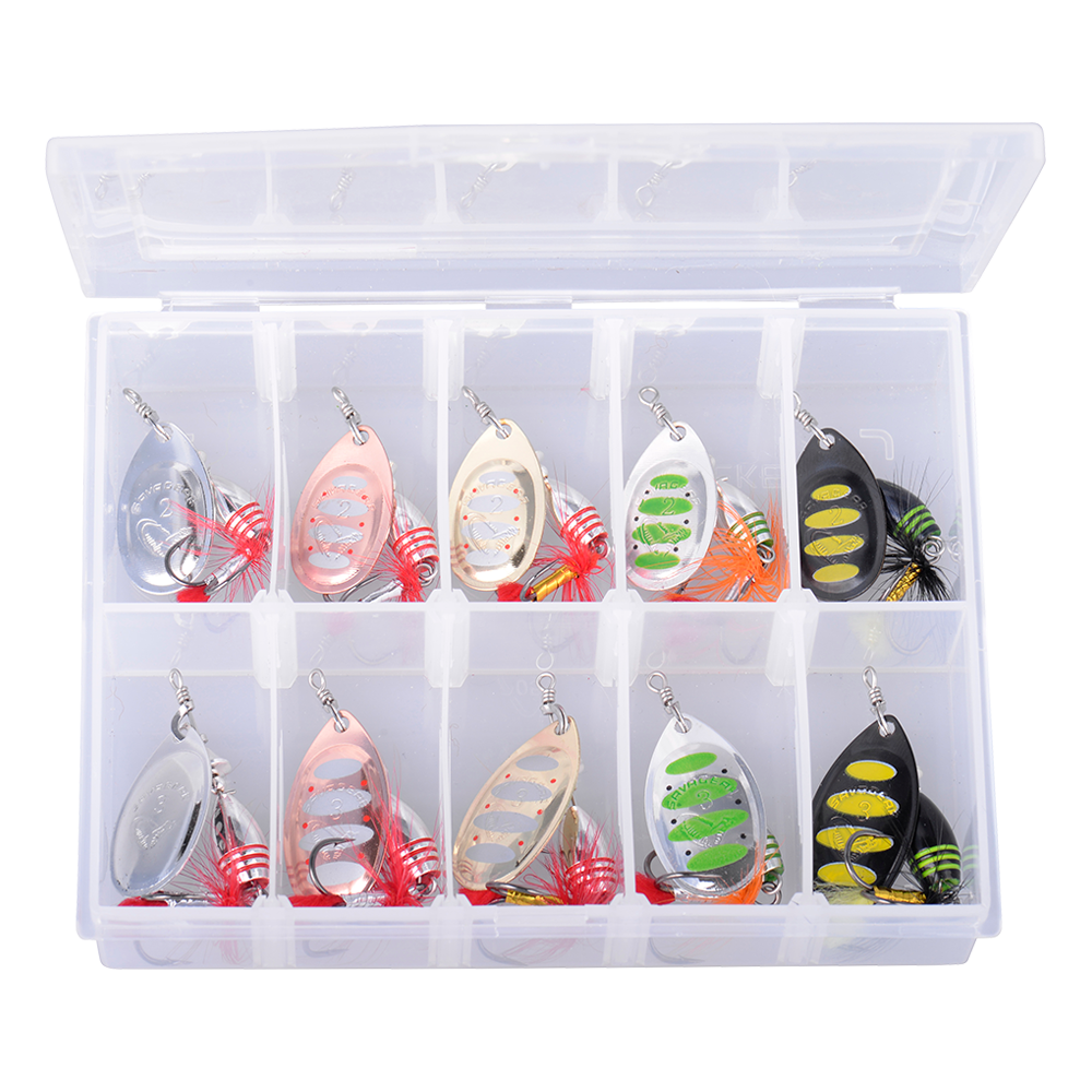 Savage Gear Rotex Spinner Kit 2 (#3a & #3) 10-pack - Betespaket