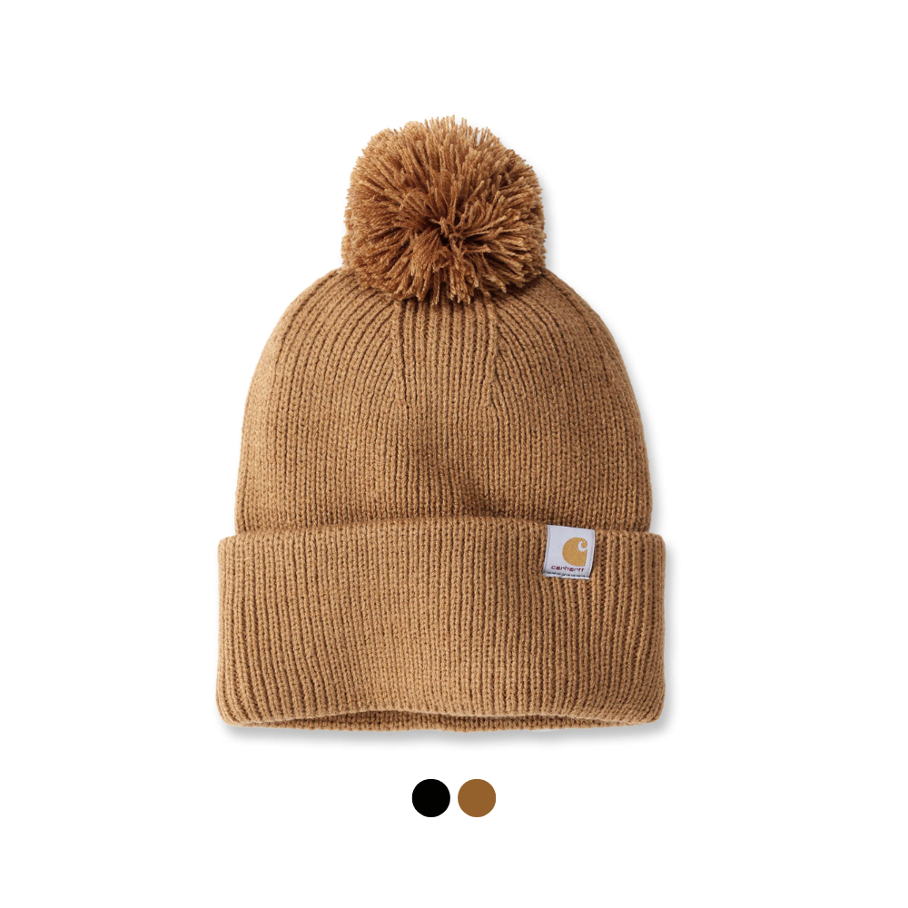 Carhartt Stickad Tofsmössa Carhartt® Brown