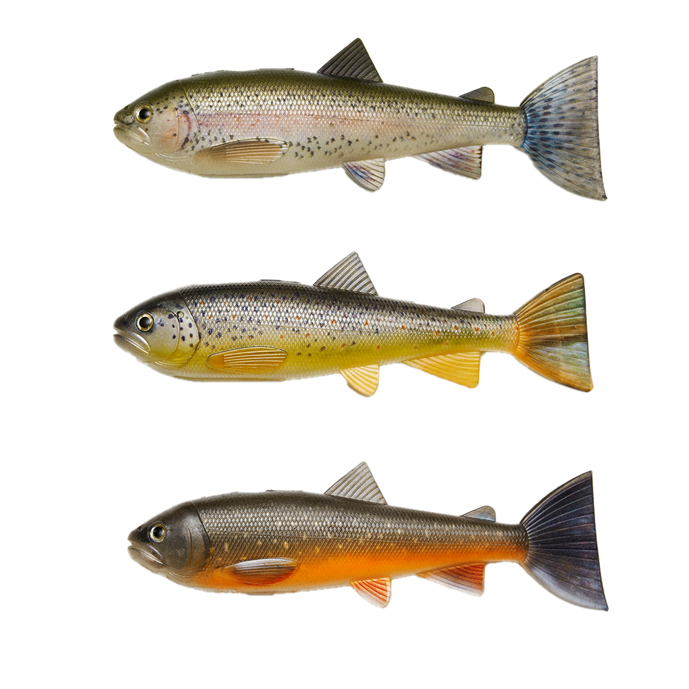 PulzBait Skinz Trout 15cm 3-pack (Brown+Rainbow+Char)