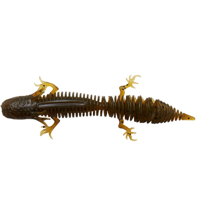 Ned Salamander 7,5 cm Floating Green Pumpkin 5-pack