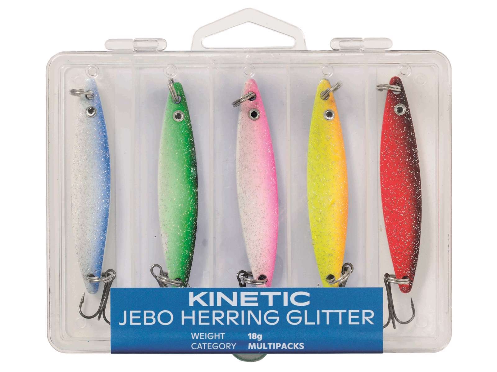 Kinetic Jebo Herring Glitter 34g 5-Pack