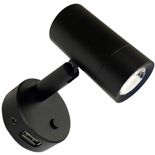 Båtsystem Lighting Lampa Minitube-D4 USB Svart