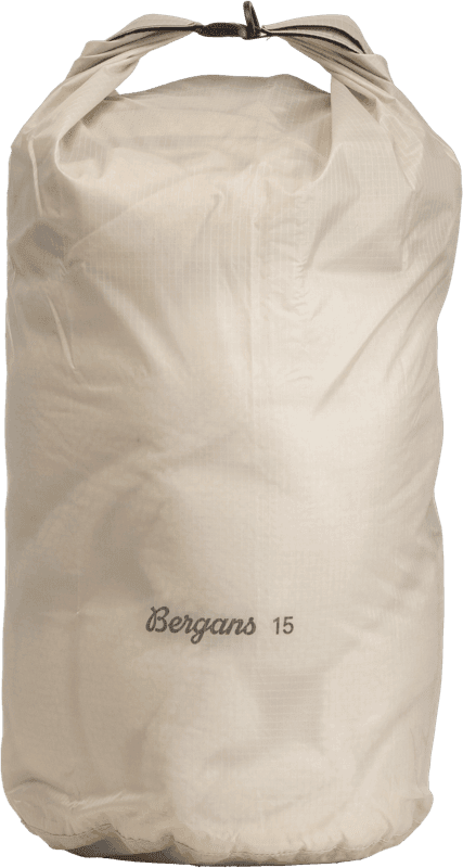 Bergans Drybag Vattentät packpåse 15L Bone White