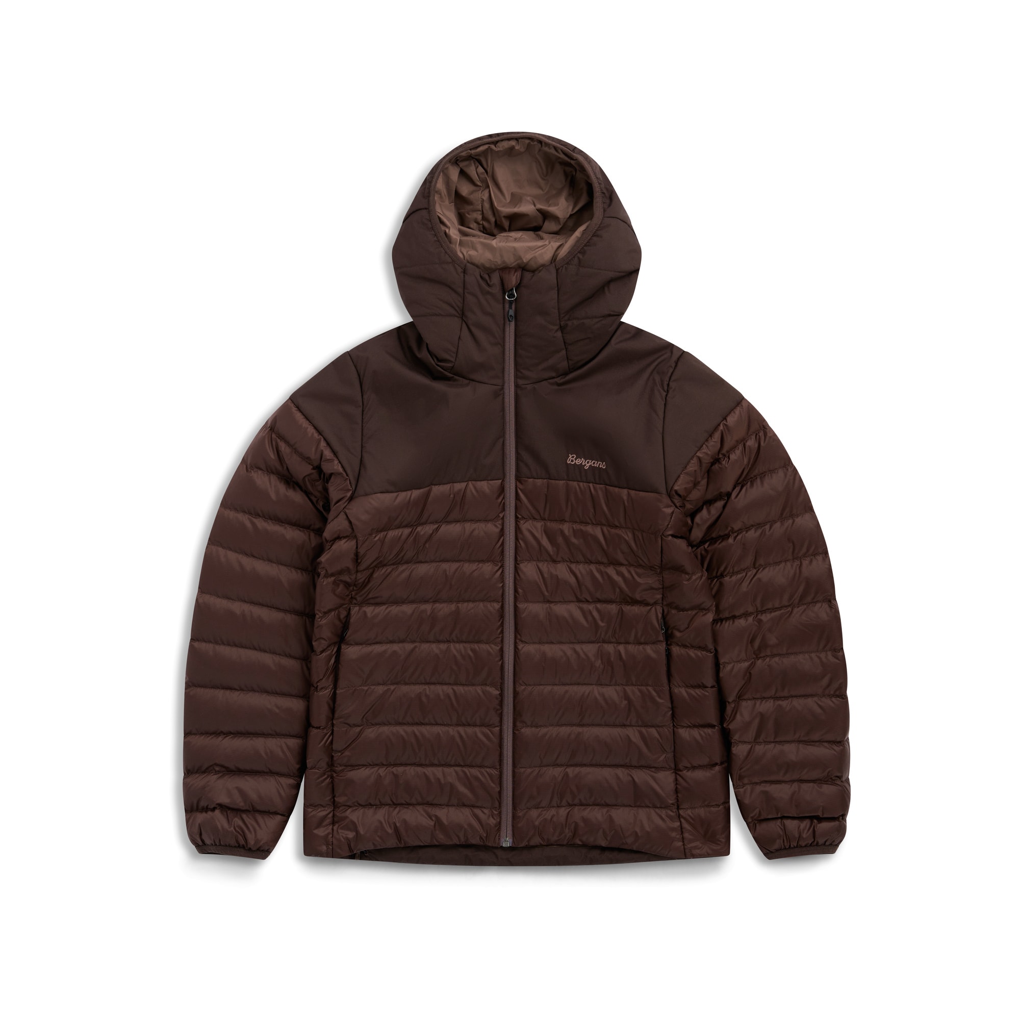 Bergans Lom Light Down Hood Jacka Dam Dark Chocolate