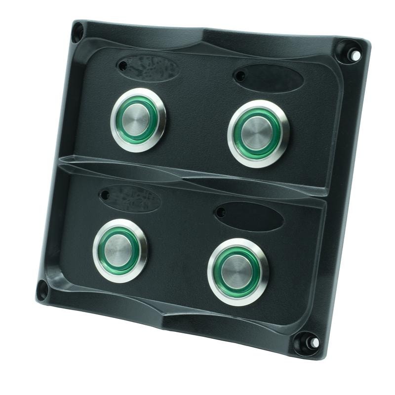 Pro Supply Elpanel vattentät 4 Brytare IP66 Rostfri