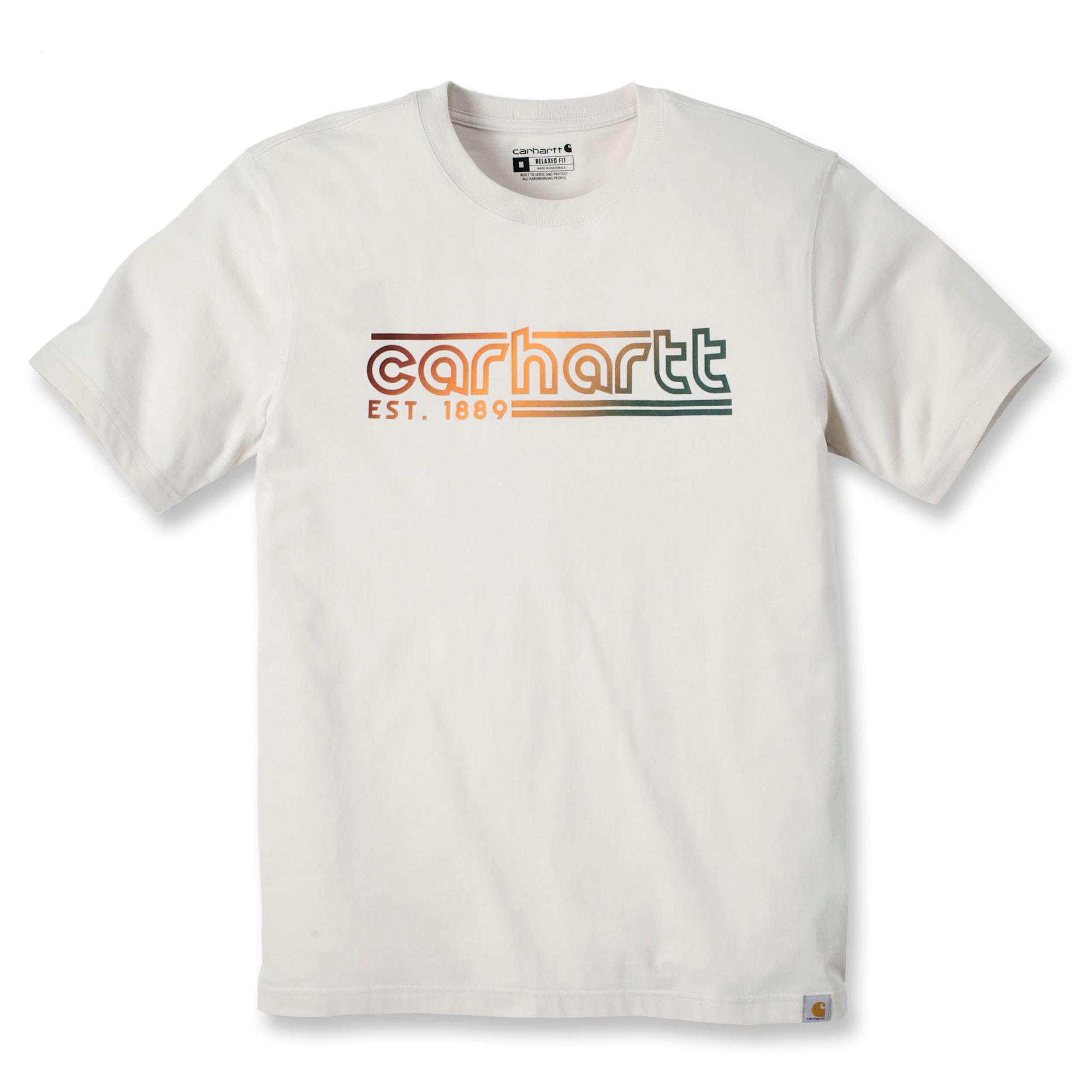 Carhartt S/s logo graphic T-shirt, Herr, Oat milk, S