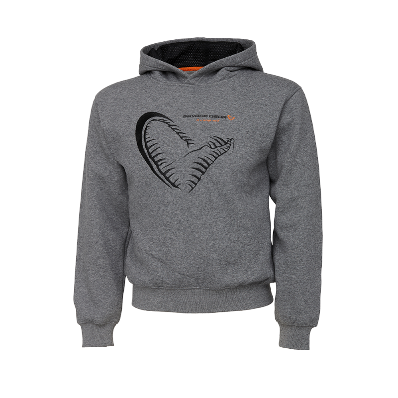 Junior Jaw Hoodie Grey Melange 14-16 Years